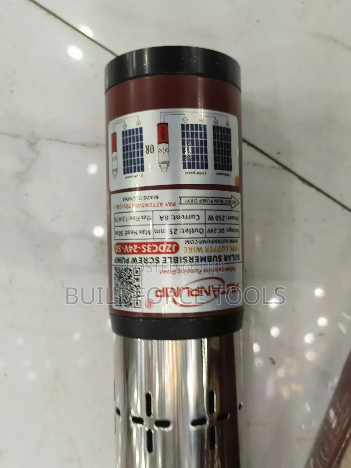 Rutan Solar Submersible Water Pump