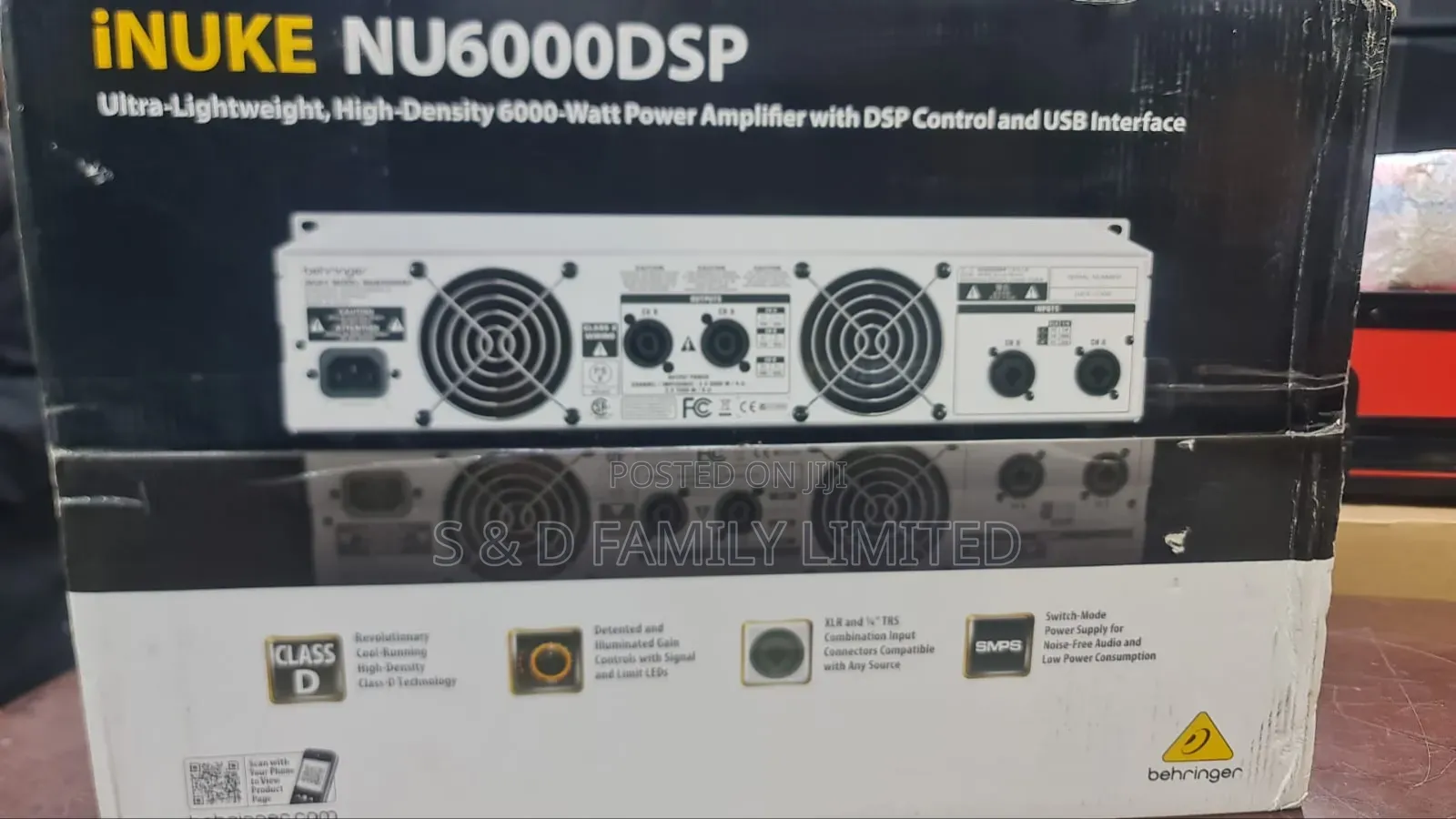 Behringer Nu6000dsp Power Amplifier