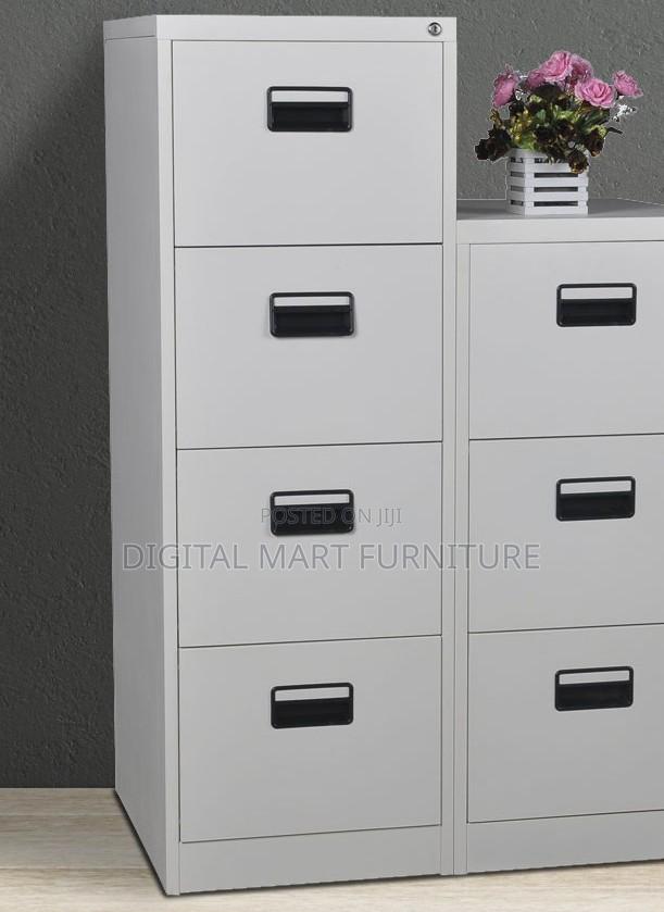 Office Cabinet: Three Drawer Small Steel File Cabinet - thumbnail 8