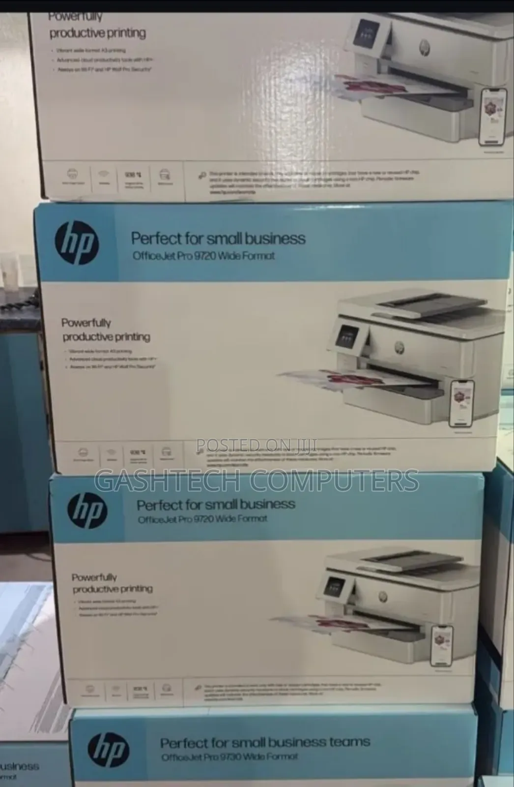 Hp Officejet Pro 9720 Wide Format A3 Color Printer