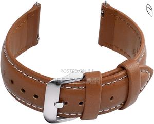 Axus Genuine Leather Galaxy Watch Strap,Brown,22mm - thumbnail 2