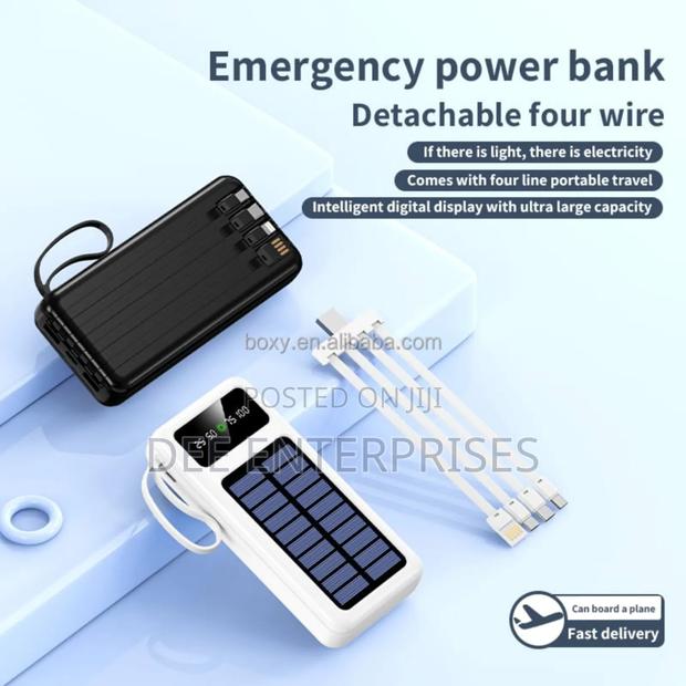 10000mah Slim Portable Solar Panel Charger Powerbank - main view