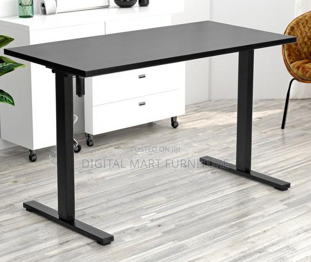 Office Desk: Ergonomic Electrical Black Standing Desk - thumbnail 2
