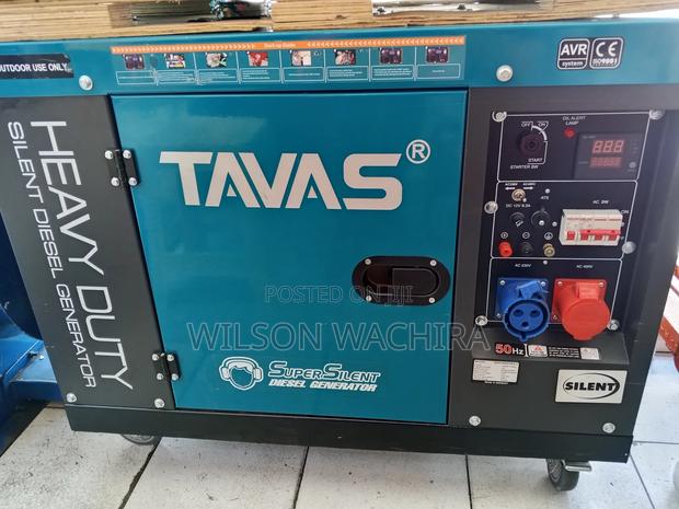 Tavas Diesel Silent Generator. 15kva - main view