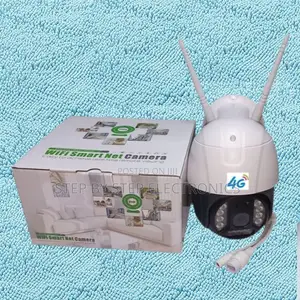 4g Sim Card 3mp CCTV Camera PTZ Rotating Night Vision Design