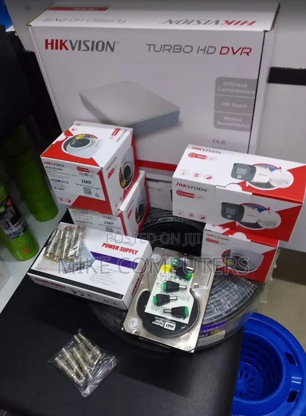 Colorvu Full Kit 4 Channel Hikvision. Full Kit 4 Channel