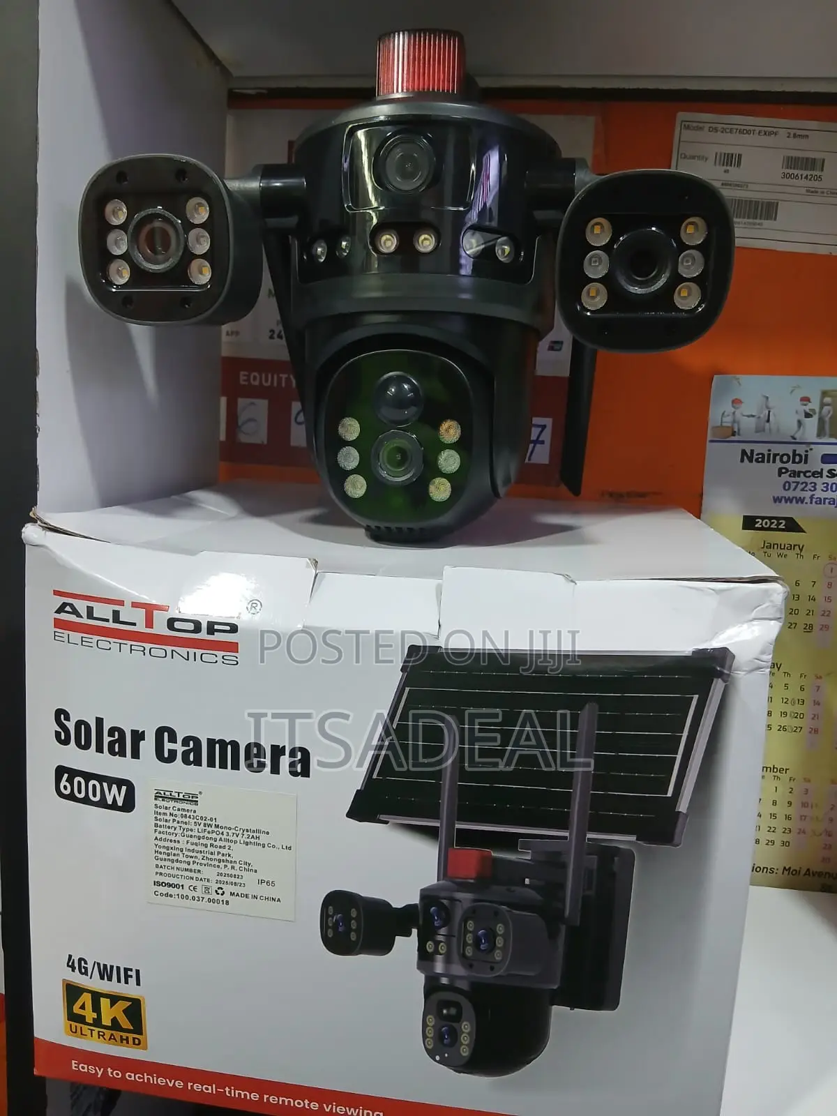 4g Dual Solar Camera (Alltops)