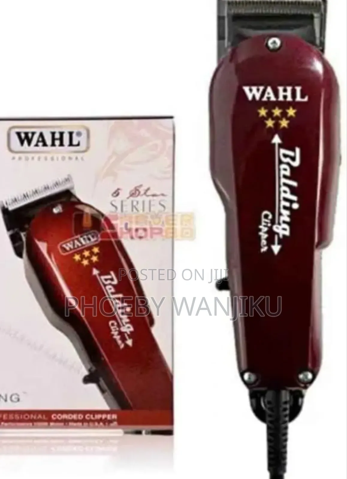 Balding Machine
(Wahl With Clippers)