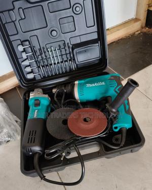 Makita Combo Drill and Grinder 4inch Grinder Plus 1630 Drill - main view