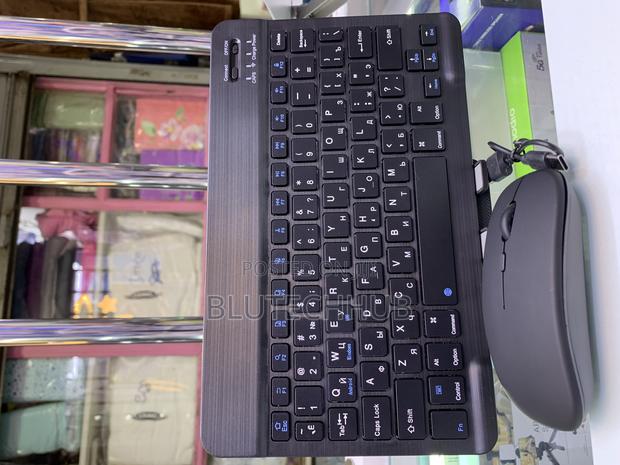 Wireless Bluetooth Mouse Keyboard Kit – Rechargeable, Stylish - thumbnail 3