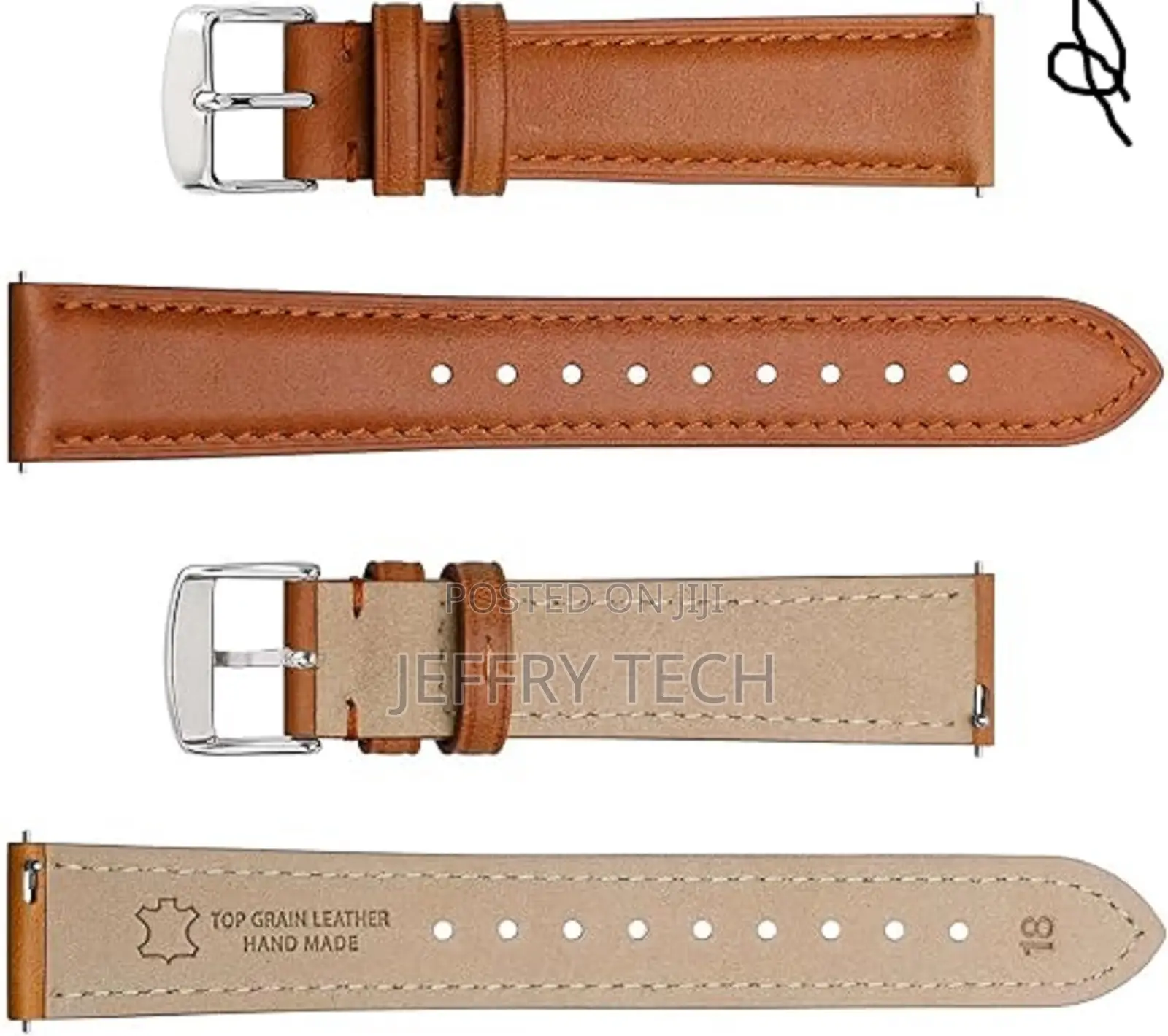 Sonstra Elegant Leather Watch Straps Watch Bands