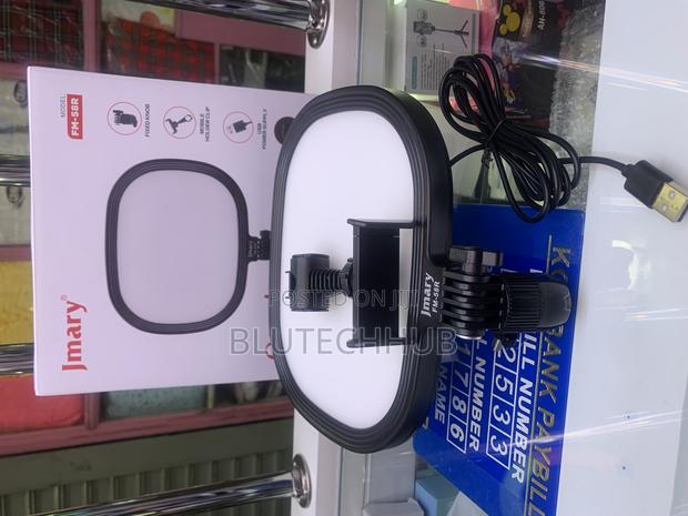 Jmary Fm-58r – 9-Inch Panel Led Light With Usb Power and Phone Holder - main view