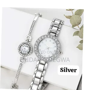 *2 in 1 Ladies Watch+ Bracelet Set