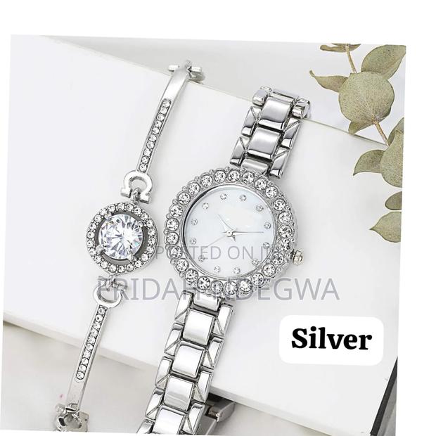 *2 in 1 Ladies Watch+ Bracelet Set