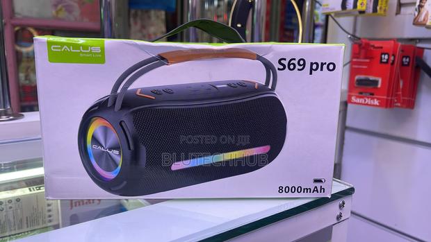 Calus S69 Pro Bluetooth Speaker – 8000mah, Aux, Usb, Type-C, RGB