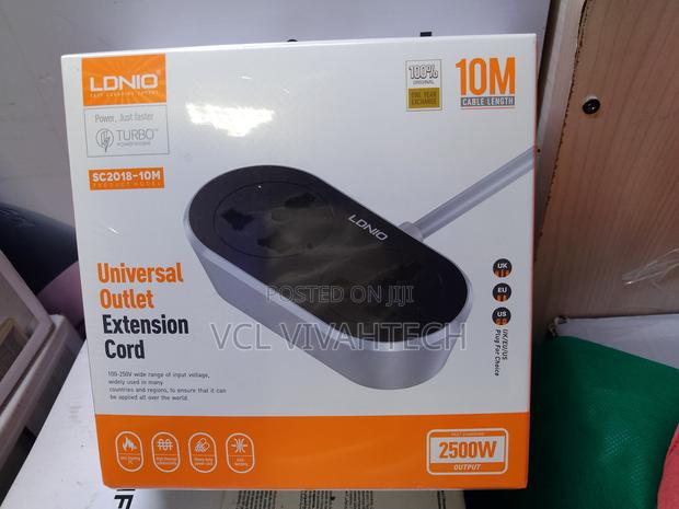 Ldnio 2 Ac Outlet Universal Extension Power Socket Sc2018
