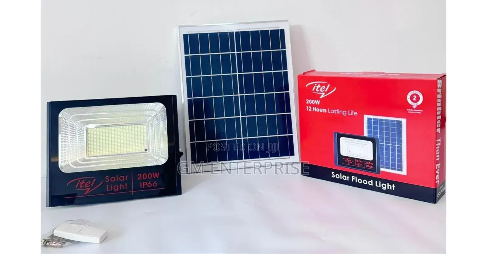 *Itel Solar Floodlights*