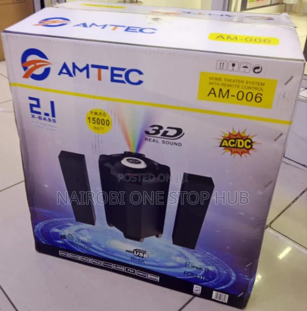 Amtec Am-006 Wireless Bluetooth Subwoofer With Fm - main view