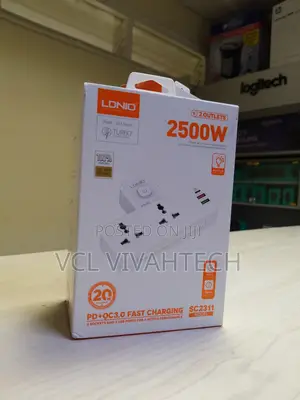 Ldnio 2 Way 2 Usb 1type C Portable Extension