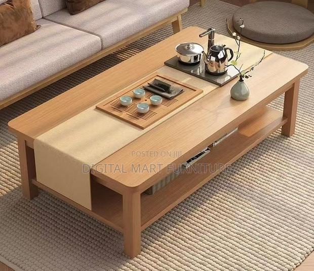 Office Table: Modern Walnut Coffee Table - thumbnail 6