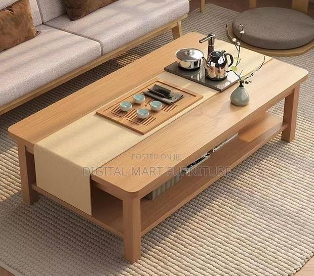 Office Table: Modern Walnut Coffee Table - thumbnail 7
