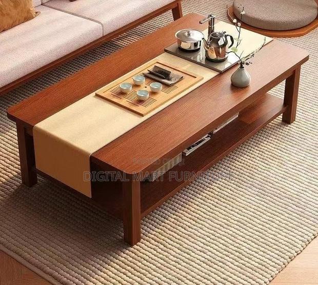Office Table: Modern Walnut Coffee Table - thumbnail 12