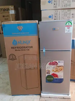 Nunix 138 LTRS Large Capacity Single Door Refrigerator Fridge -Silver
