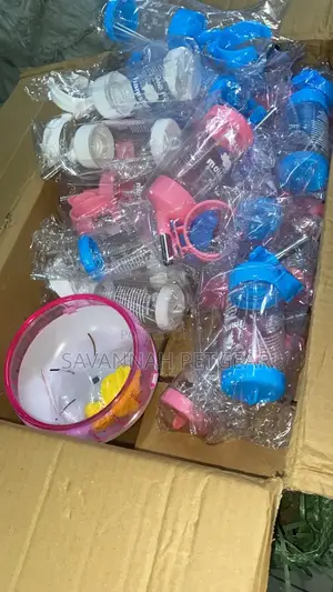 Plastic Water Bottles for Cages for Small Pets Like Hamsters, Rabbits