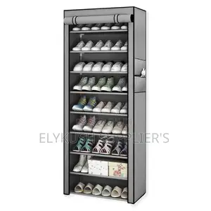 *10 Layer Single Row Zipper Shoe Cabinet