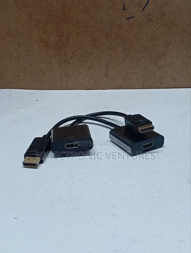 Display Port to Hdmi Black Adapter