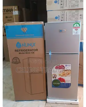 138 Litres Large Capacity Single Door Nunix Fridge -Silver