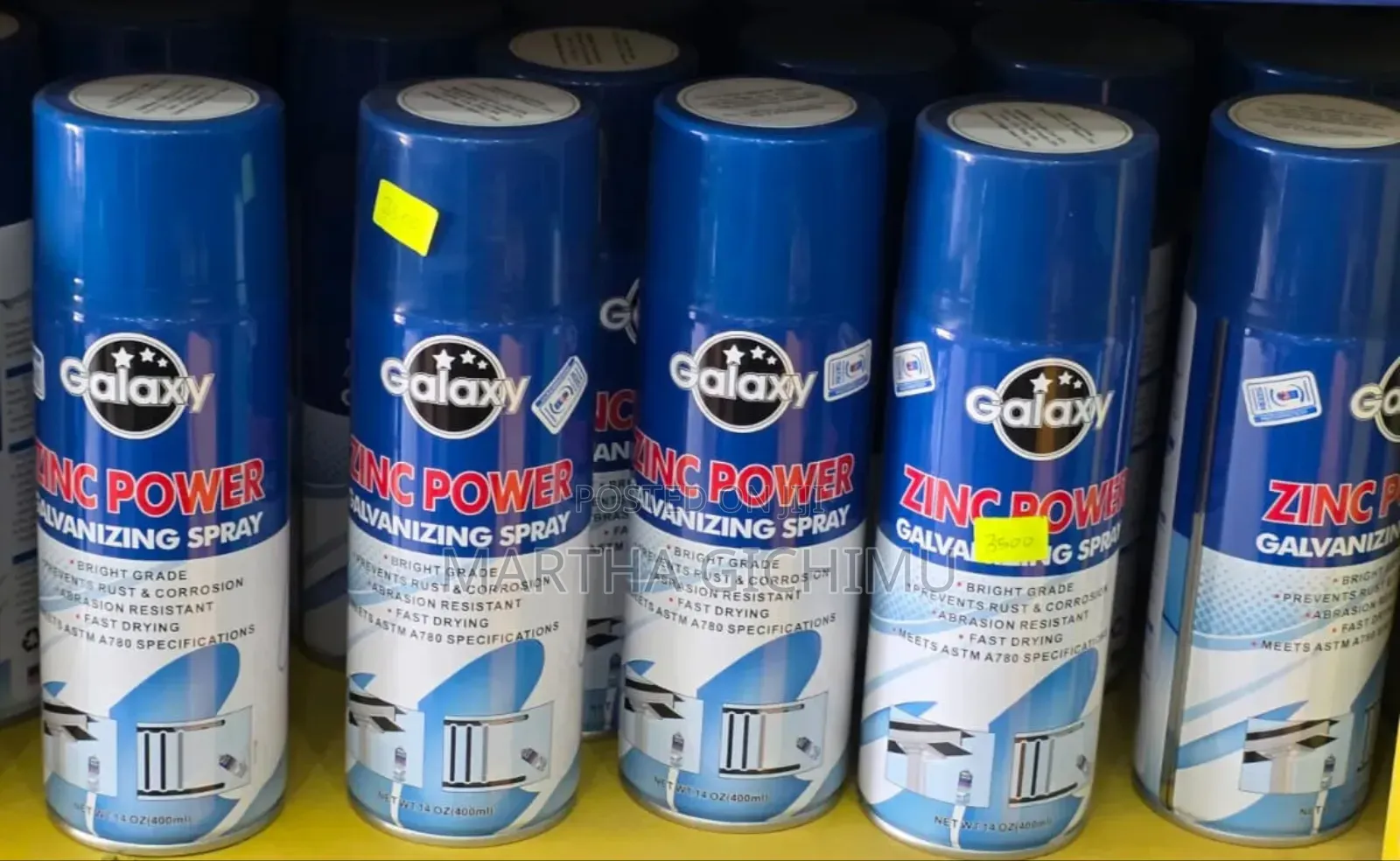 Power 400ml Zinc Galvanizing Spray