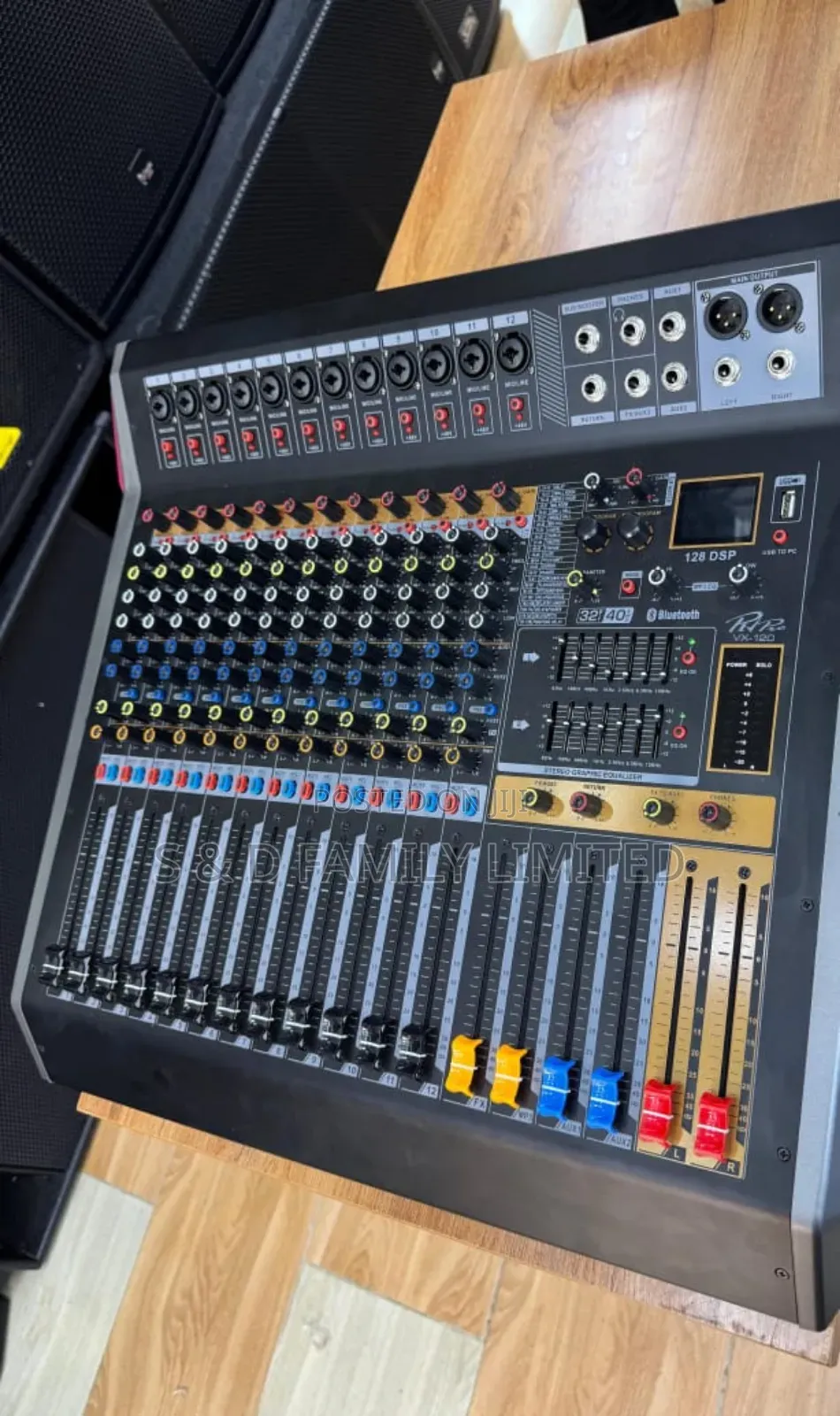 Pevpro Vx 120 Twelve Channels Powered Mixer
