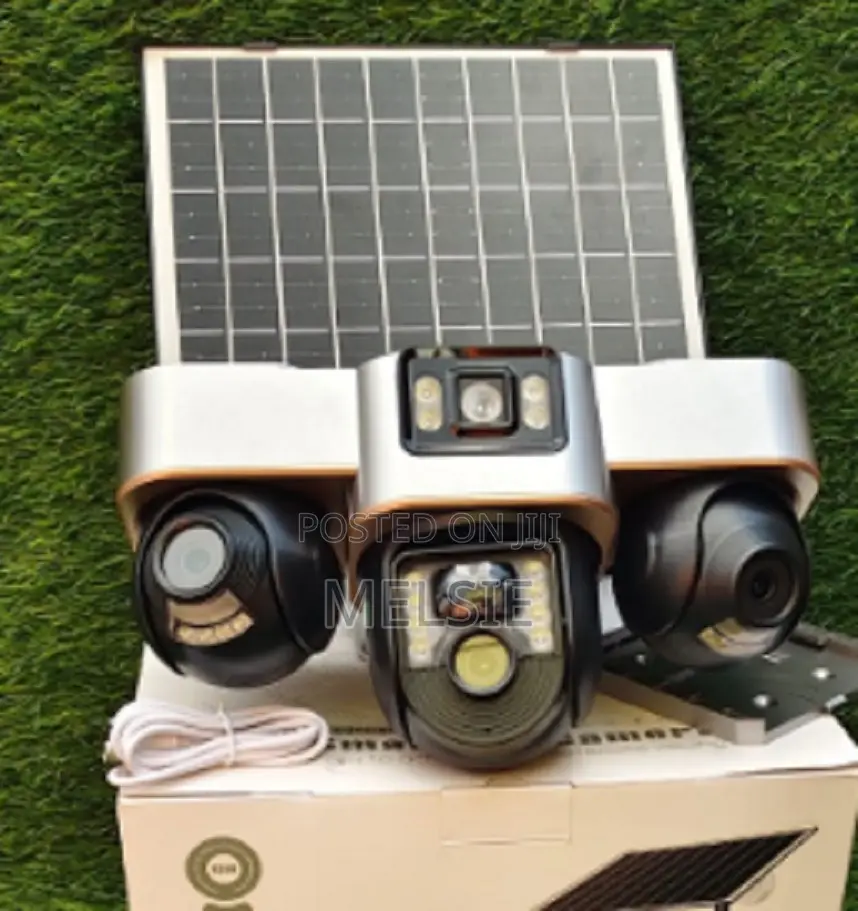 Triple Lens 4g Solar PTZ Camera Pan, Tilt Zoom (Ptz) Functionality.