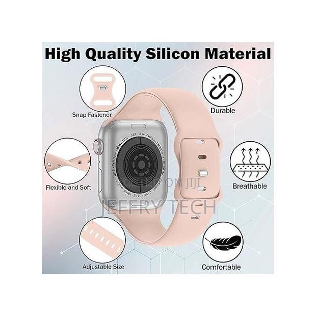 Molea Apple Watch Bands 41mm 40mm 38mm Soft Silicone Replacement Strap - main view