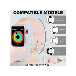 Molea Apple Watch Bands 41mm 40mm 38mm Soft Silicone Replacement Strap