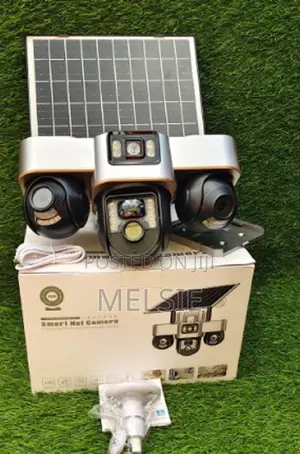 Solar Camera Tripple Lens 4g Outdoor Low Powered Camara
