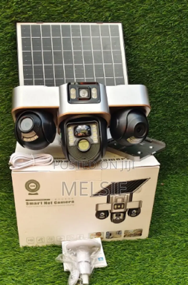 Solar Camera Tripple Lens 4g Outdoor Low Powered Camara