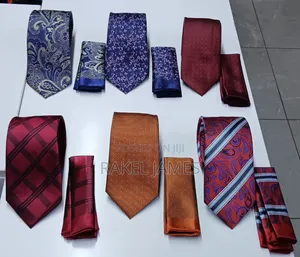 Executive Floral Tie With Pocket Square