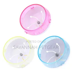 Hamster Wheel Toy for Small Animals Hamsters, Rats Mice - Pink Colour
