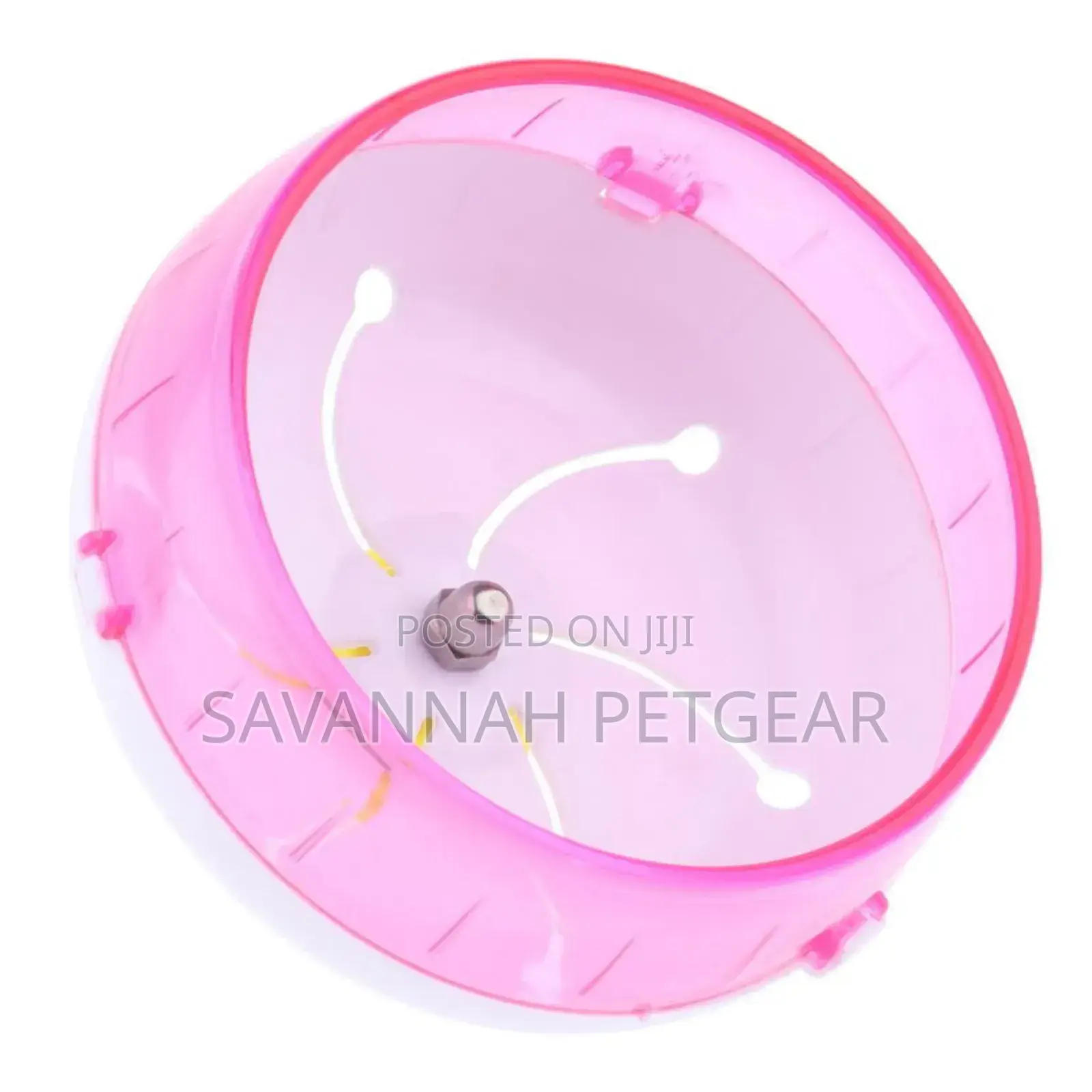 Hamster Wheel Toy for Small Animals Hamsters, Rats Mice - Pink Colour