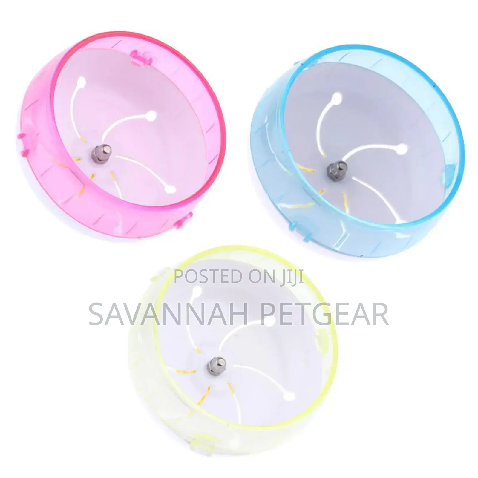 Hamster Wheel Toy for Small Animals Hamsters, Rats Mice - Pink Colour