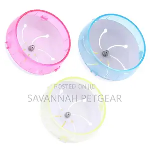 Hamster Wheel Toy for Small Animals Hamsters, Rats Mice - Pink Colour