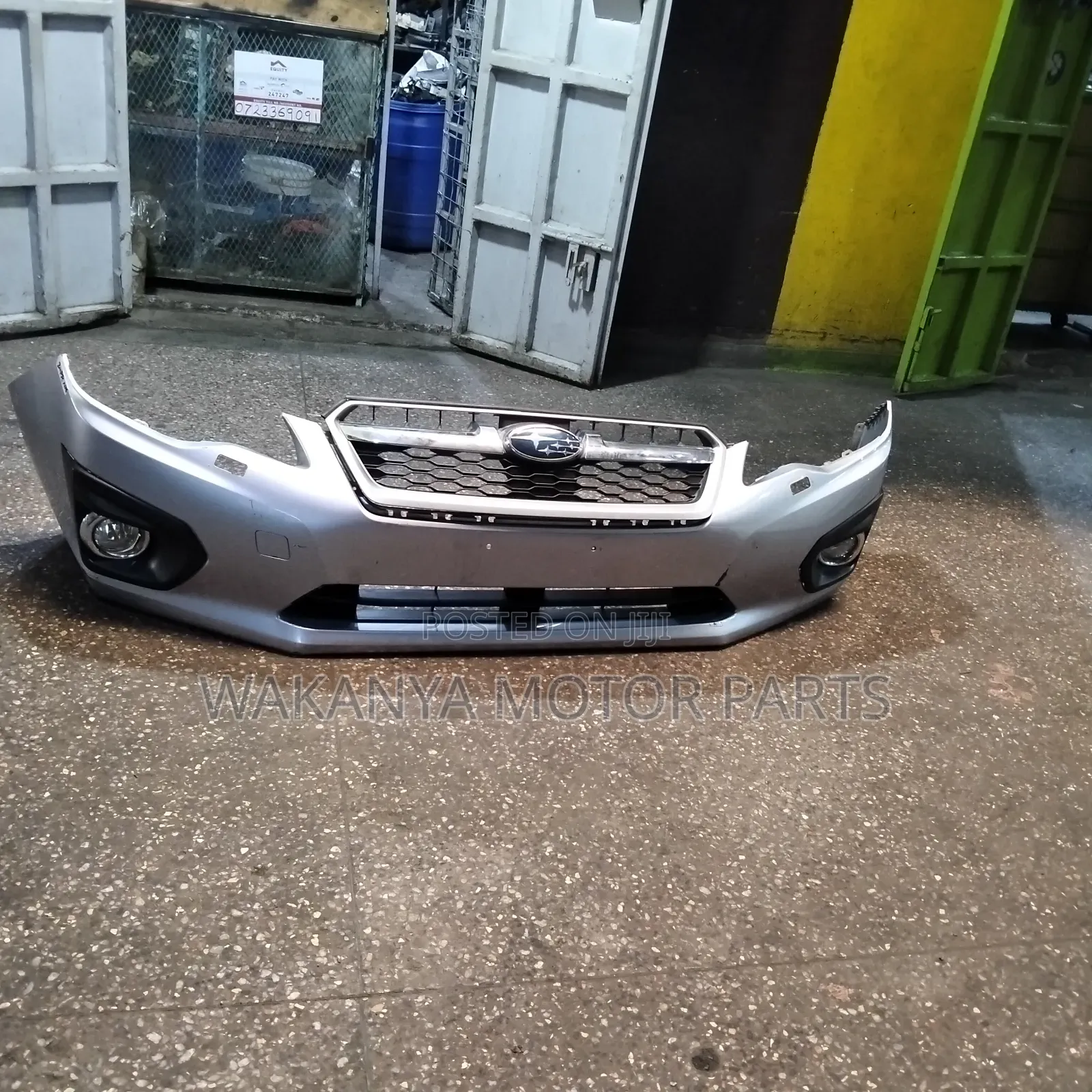 Subaru Impreza N16 Front Bumper Complete With Fog Lamps Plus Grille