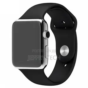 Bussdik Black Silicone Watch Band Made to Fit 42 44mm Apple Watch