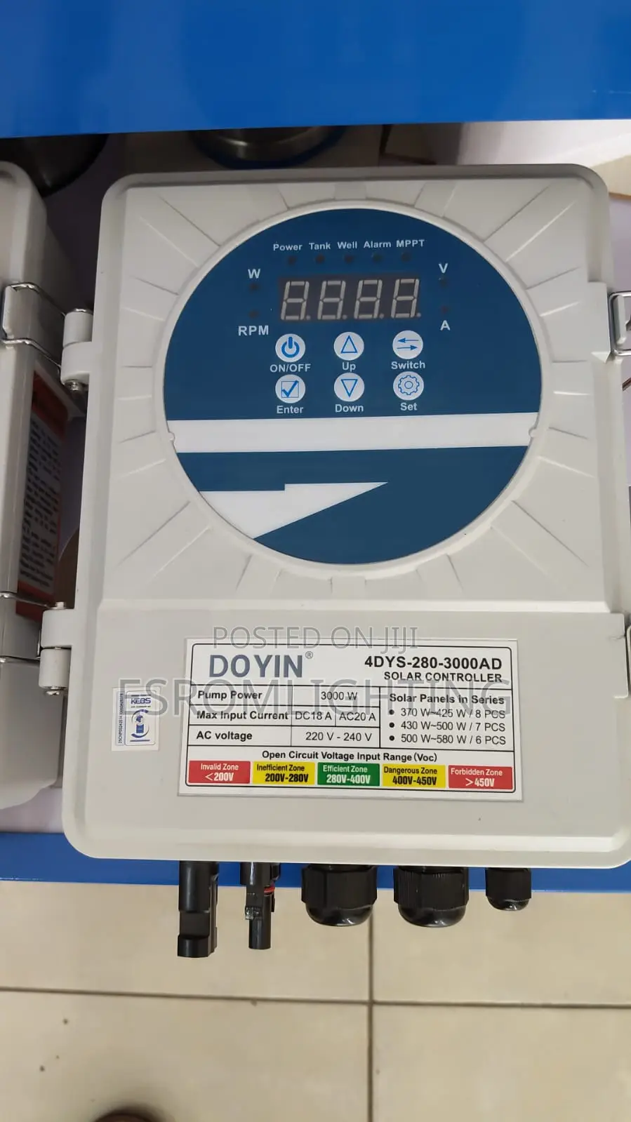 Doyin 3kw Solar Water Pump – Model 4sds7-220-280-3000ad