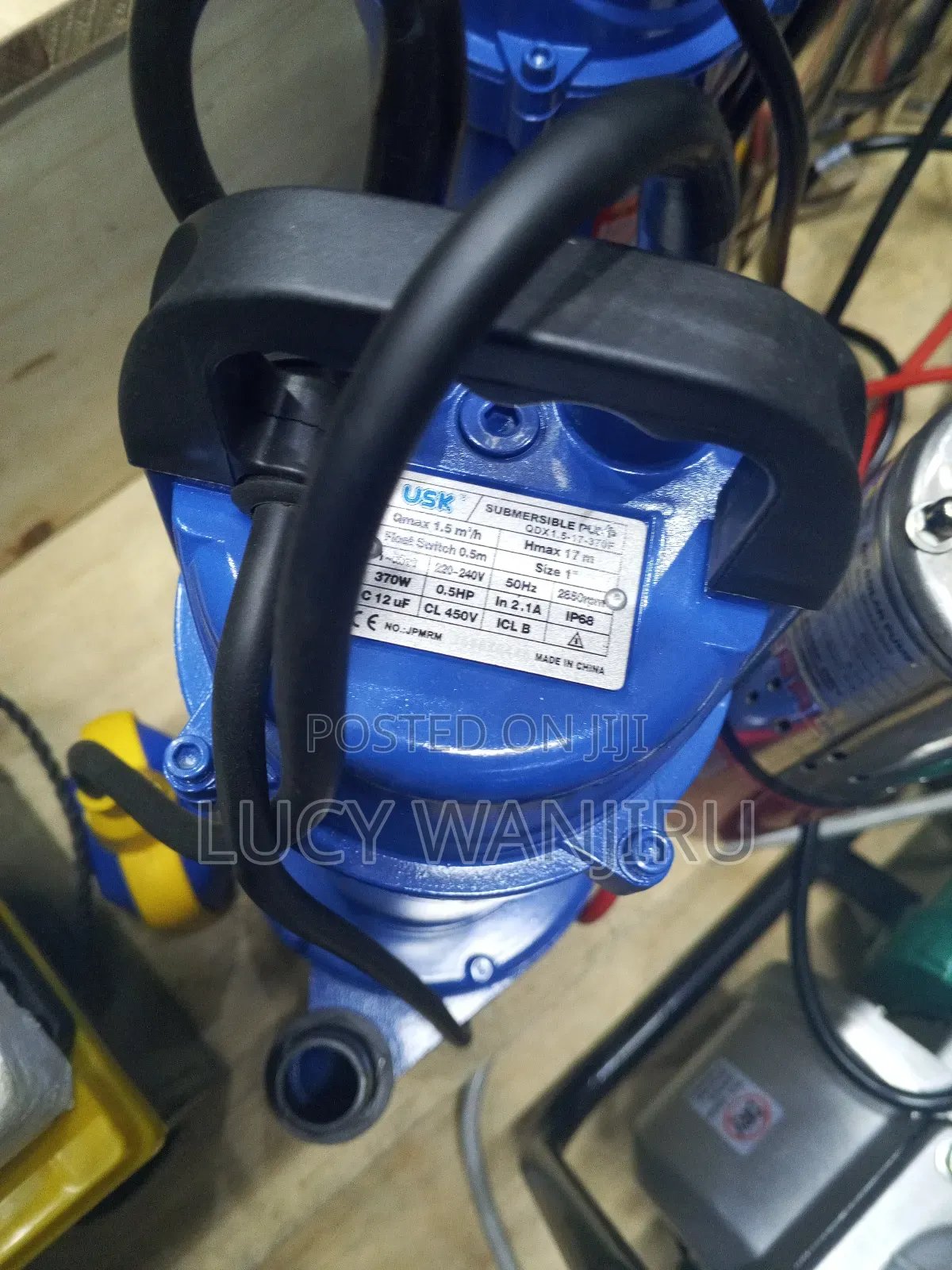 Usk Submersible Water Pump 0.5hp