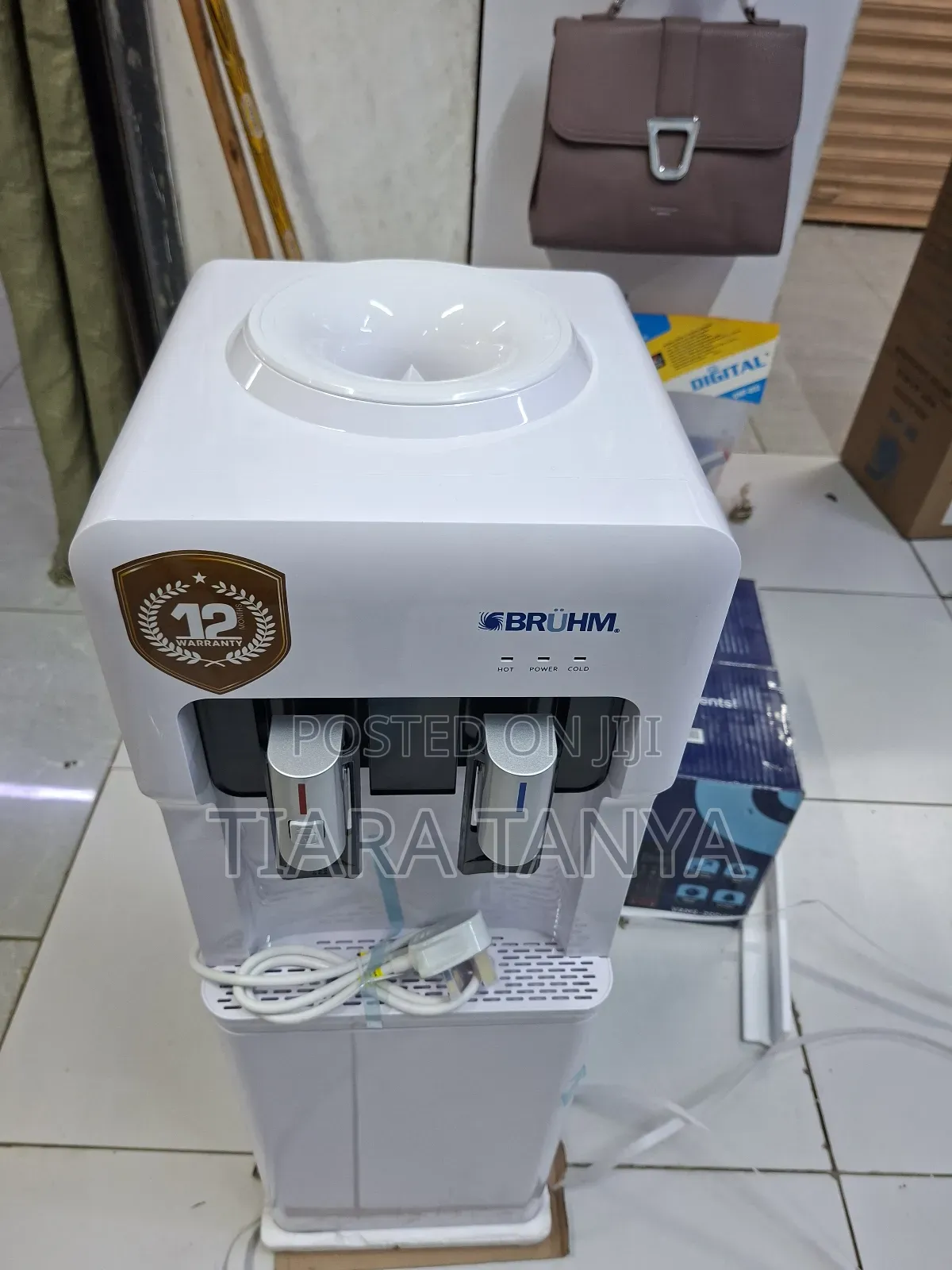 Bruhm Hot and Cold Water Dispenser White