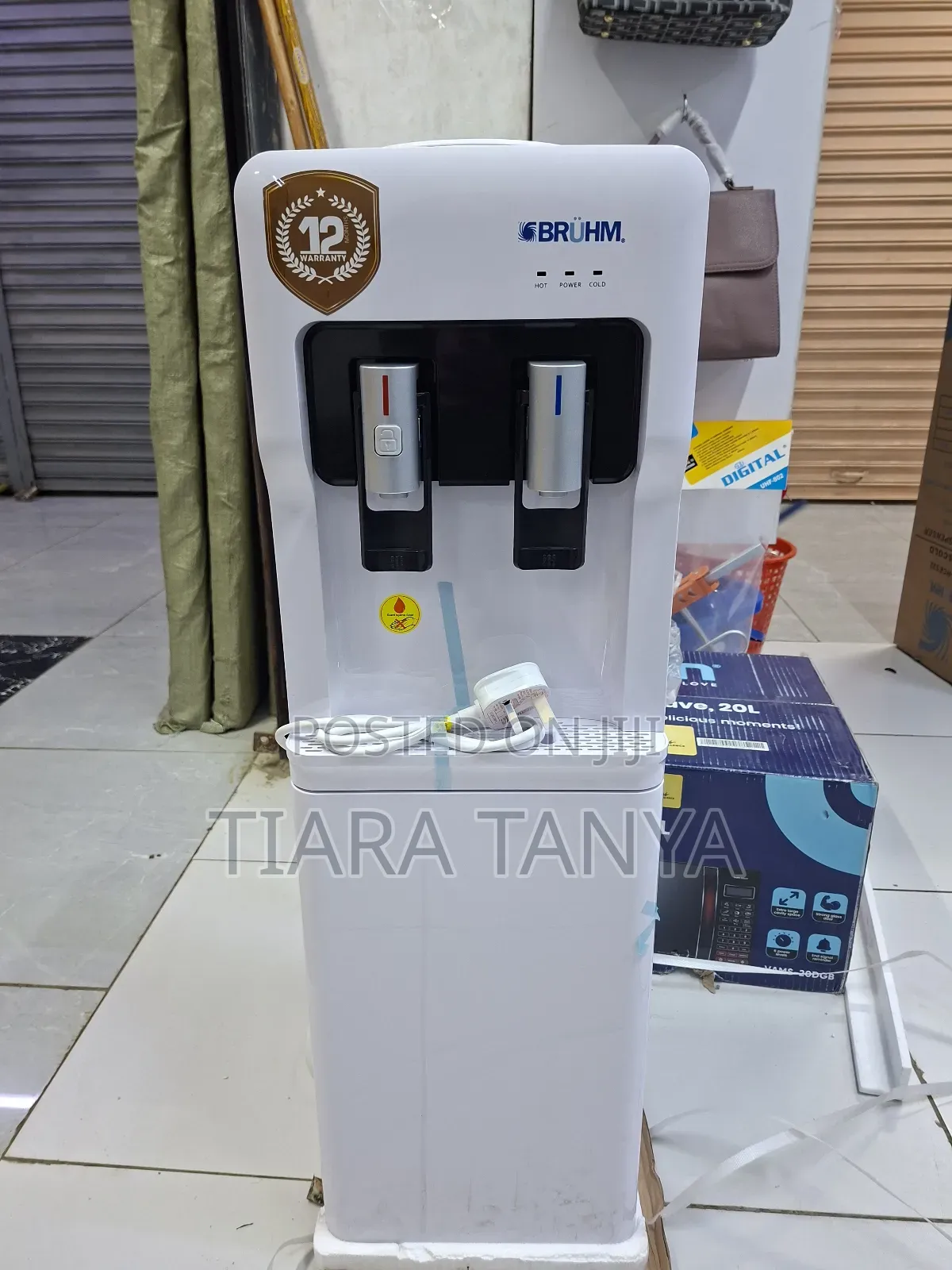 Bruhm Hot and Cold Water Dispenser White