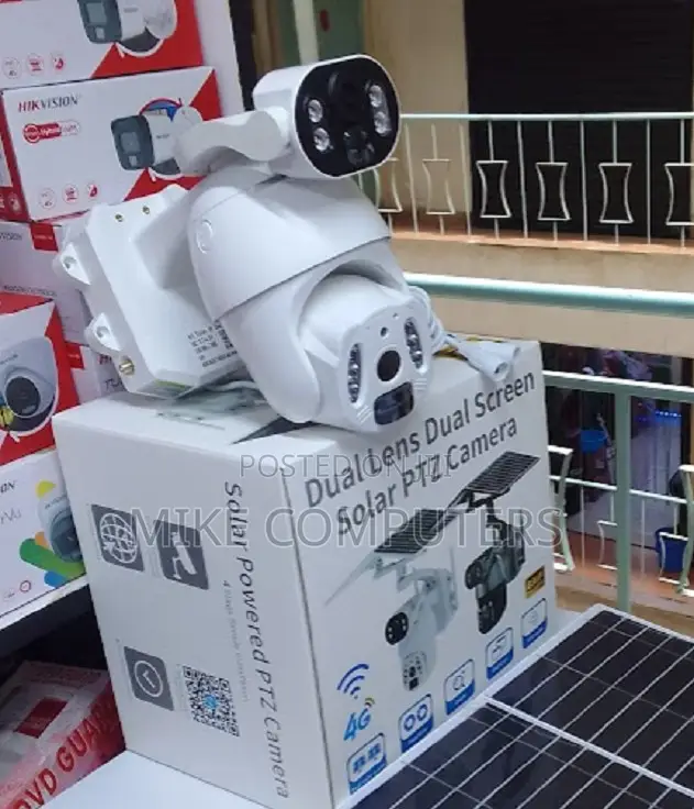 4g U Box Dual Lens Intelligent 6 Mp Solar Energy PTZ